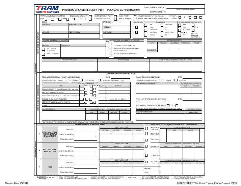 PCR Plan and Authorization Process | PDF | Business Process