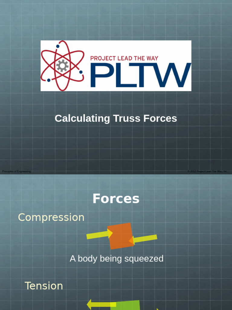 Lesson+2 1 6+-+How+To+Calculate+Truss+Forces | PDF | Truss | Force
