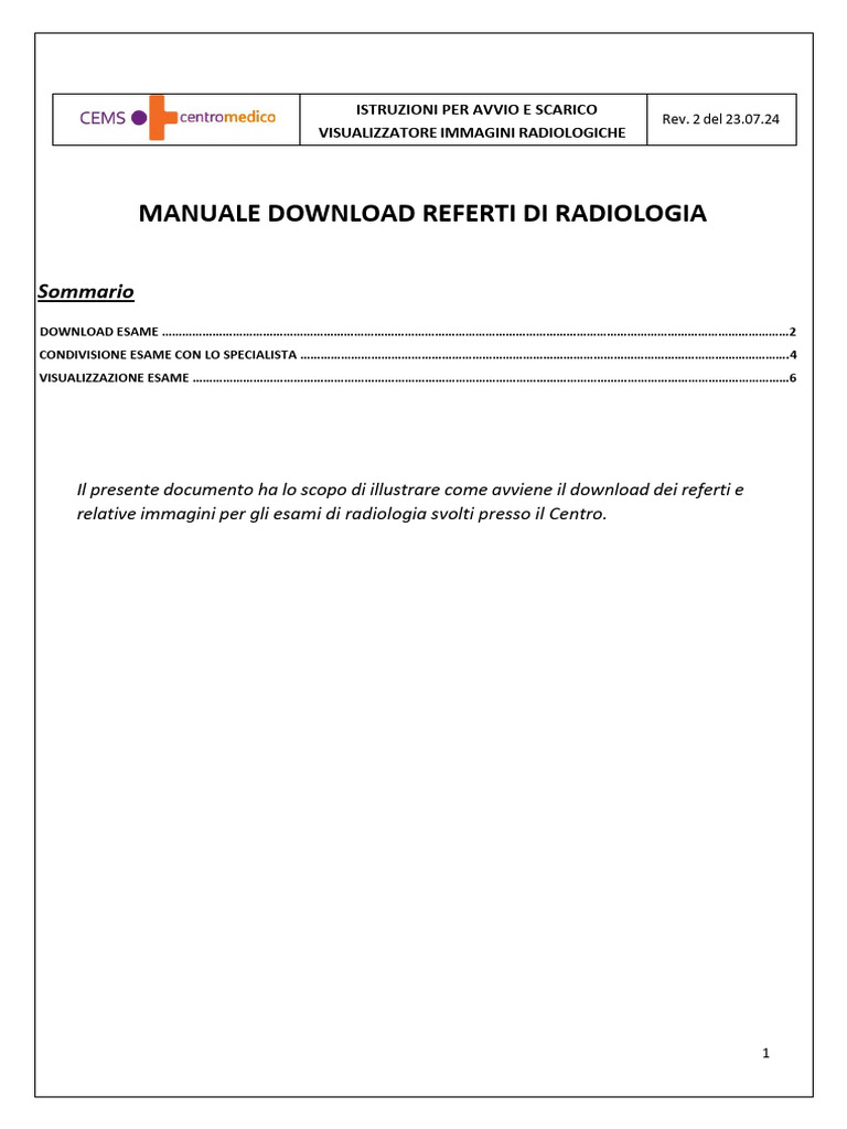 Guida Rapida Cems | PDF