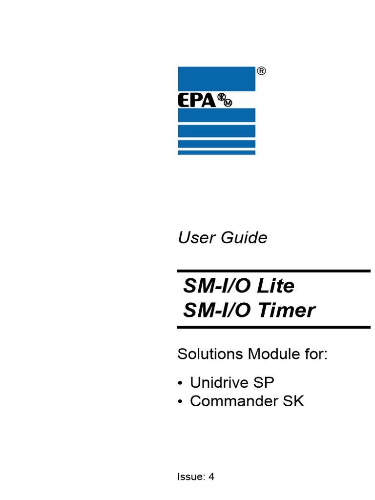 SM - I-O Timer - User - Guide - Iss4 | PDF | Electromagnetic ...
