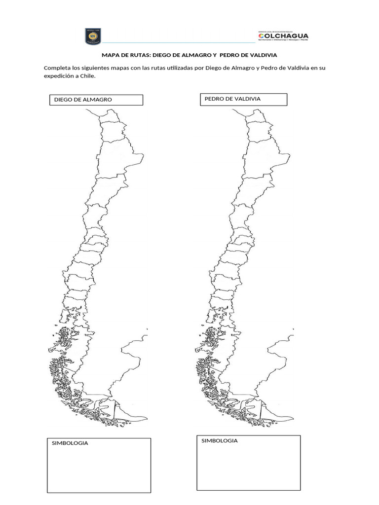 Rutas de Almagro y Valdivia a Chile | PDF