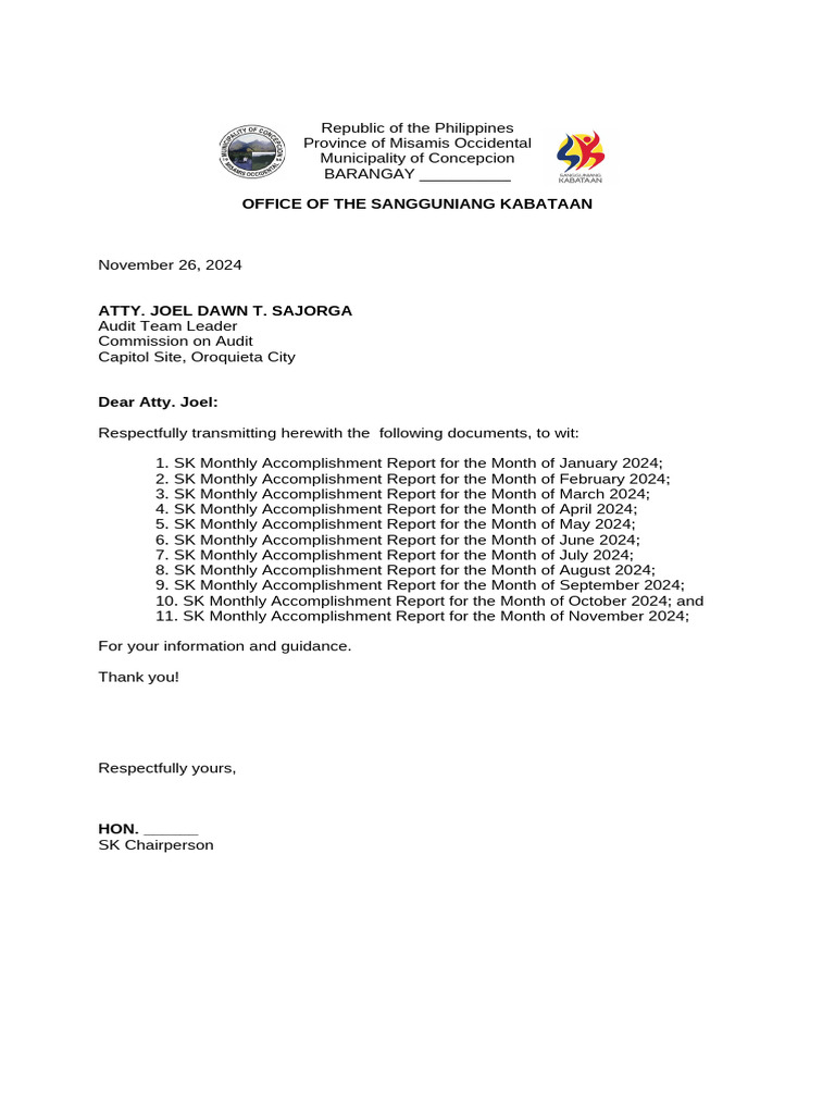 SK Monthly Reports Submission 2024 | PDF | Finance & Money Management