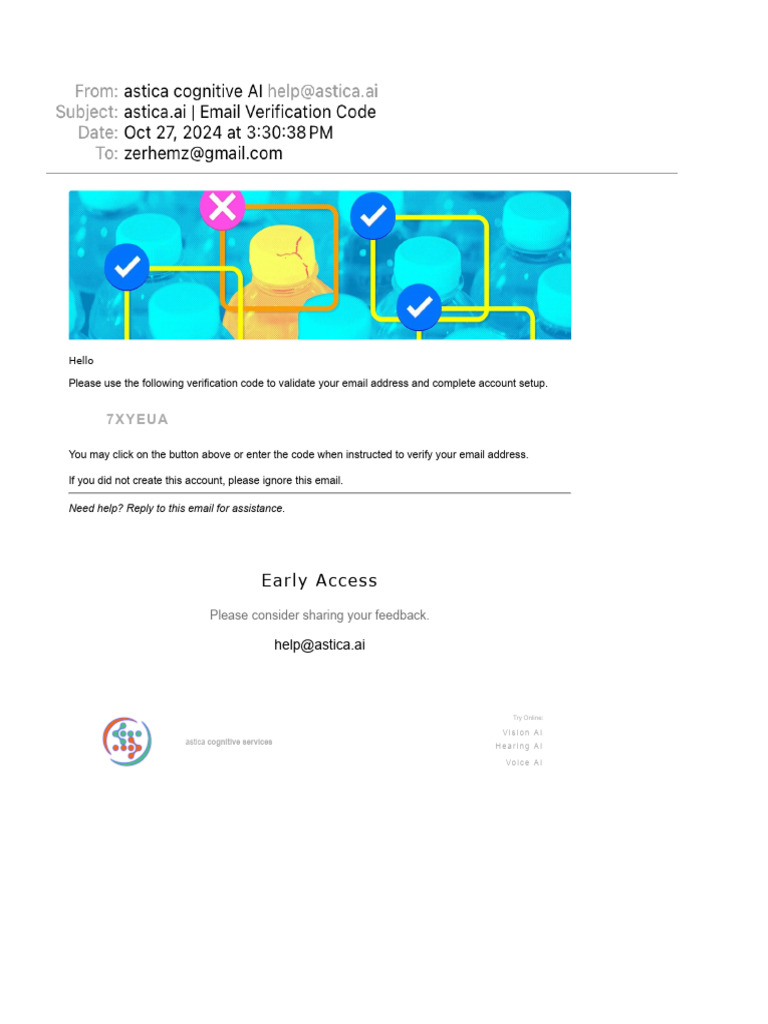 Email Verification Code for Account Setup | PDF