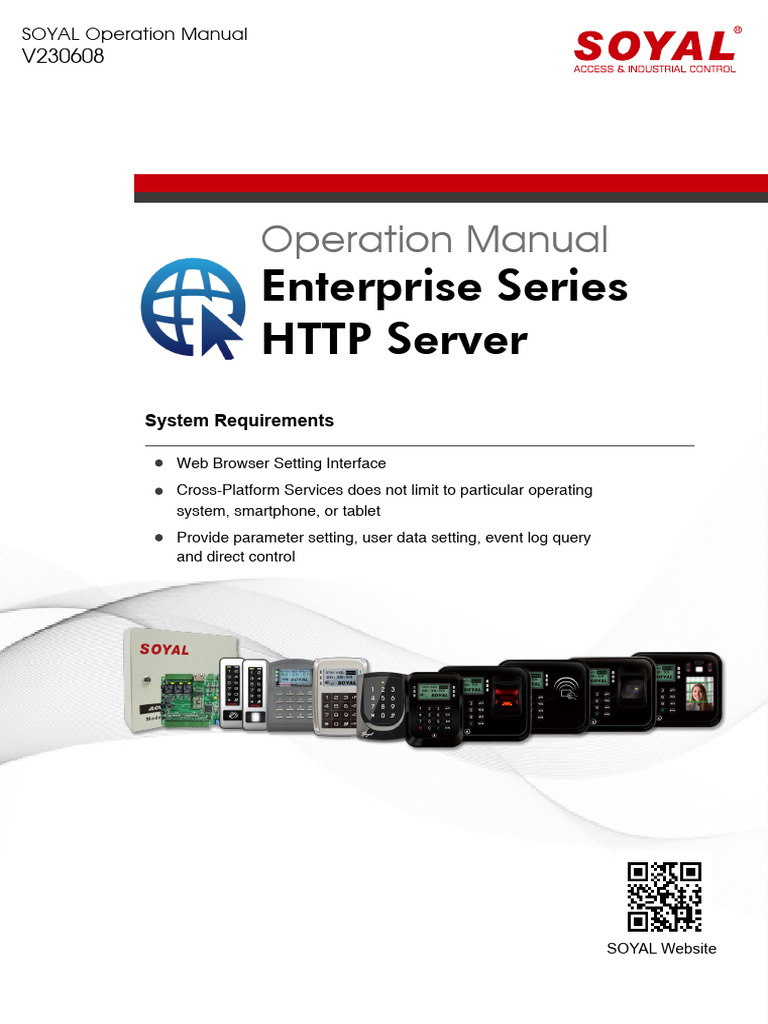 SOYAL HTTP Server Setup Guide | PDF | Port (Computer Networking) | Ip ...