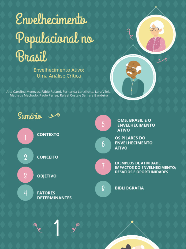 Envelhecimento Ativo no Brasil: Desafios e Oportunidades | PDF ...