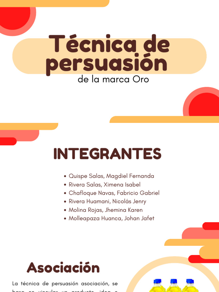 Técnicas de Persuasión | PDF | Negocios