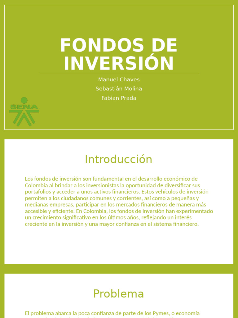 Fondos de Inversión | PDF | Fondo de inversión | Inversiones