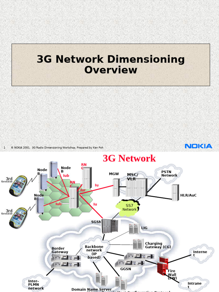 3G Network Dimensioning Guide | PDF | Computer Network | Decibel