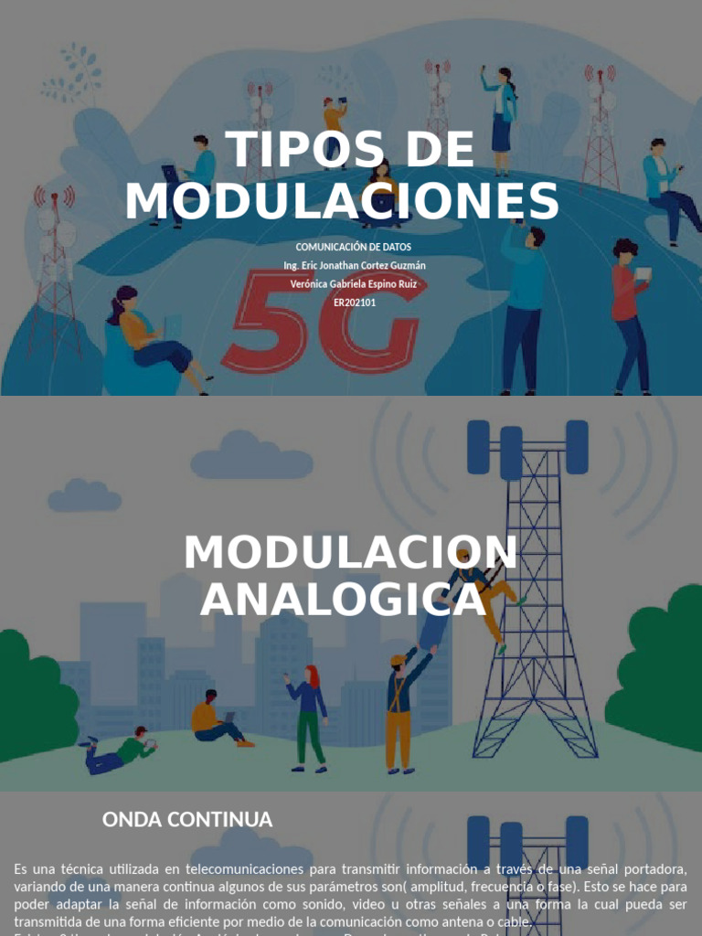 Tipos de Modulación en Telecomunicaciones | PDF | Modulación ...