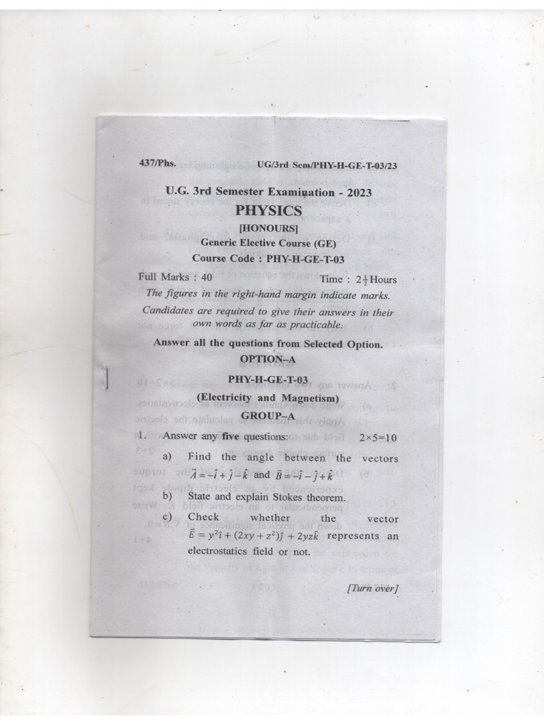 Phy H Ge T 03 | PDF