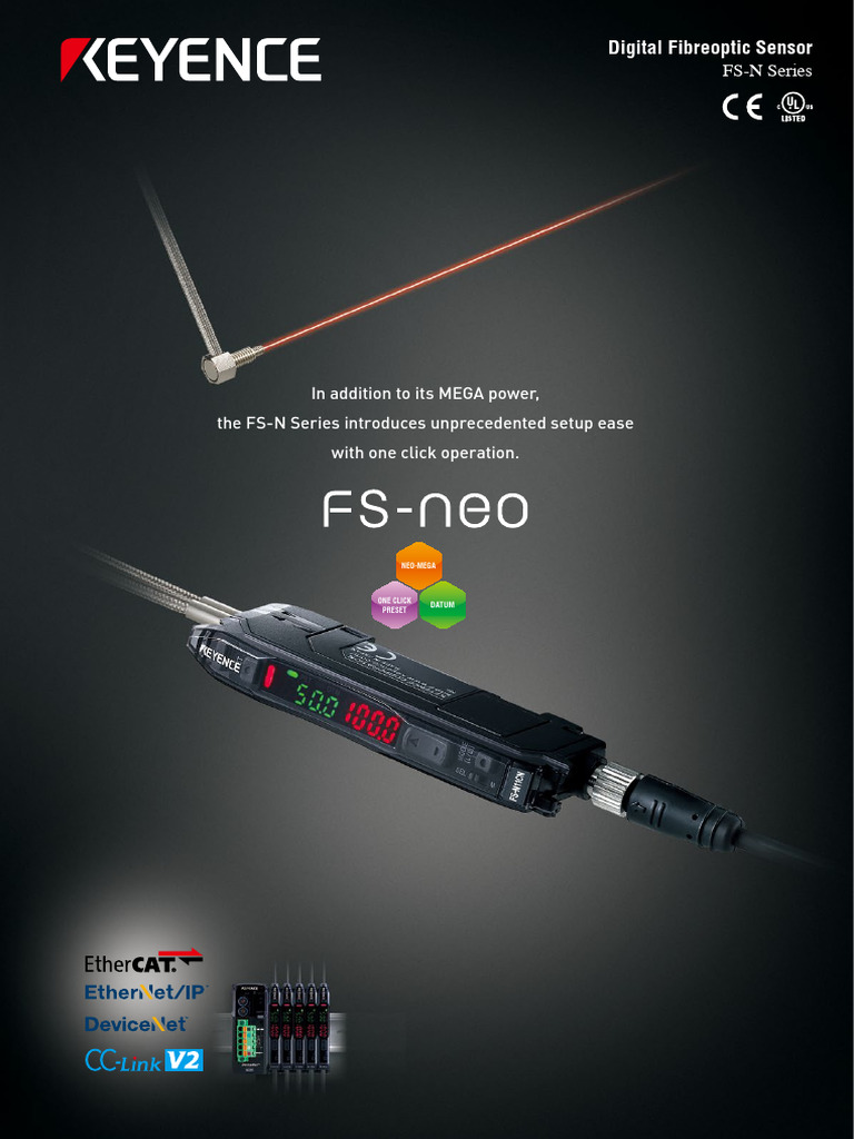 FS-N Series Digital Fibreoptic Sensor | PDF | Programmable Logic ...