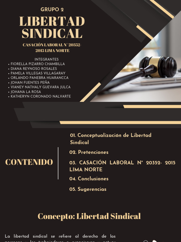 Libertad Sindical en Perú: Derechos y Casos | PDF | Sindicato | Derecho ...