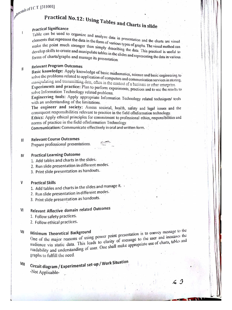 Practical 12 ICT Lab | PDF