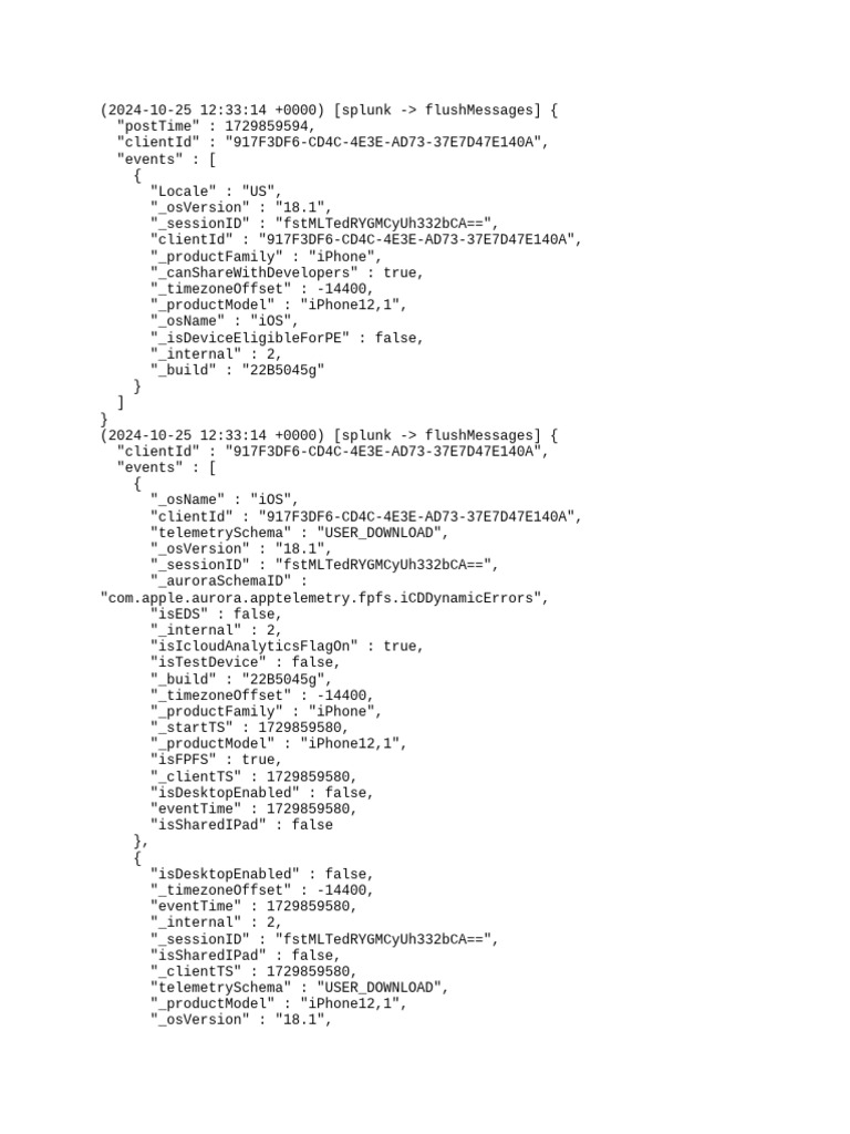 RTCReporting - Messagelog - 2024 10 25 08 33 13 | PDF | Ios | Mobile ...