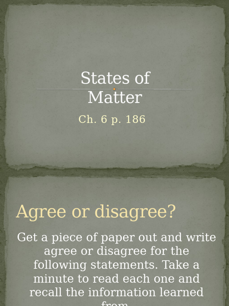 3 +CH +6+PowerPoint+ (Newer) | PDF | Gases | Liquids