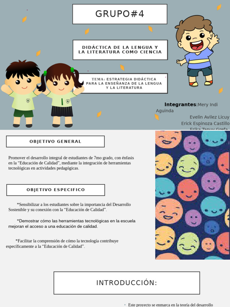 Grupo#4 LENGUAJE | PDF | Tecnologia Educacional | Educación en artes ...