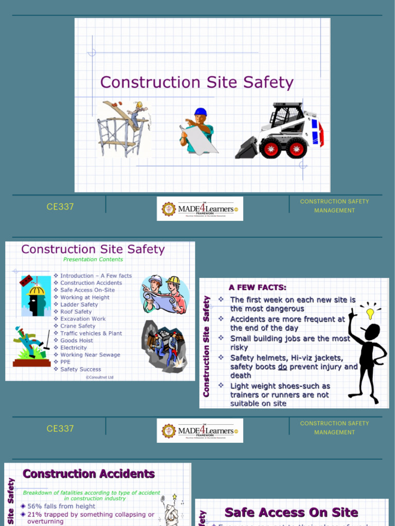 Construction Site Safety PDF | PDF