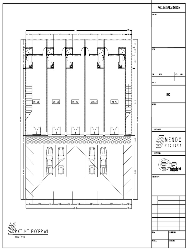 Floor Plan Preliminary Design 1:150 | PDF