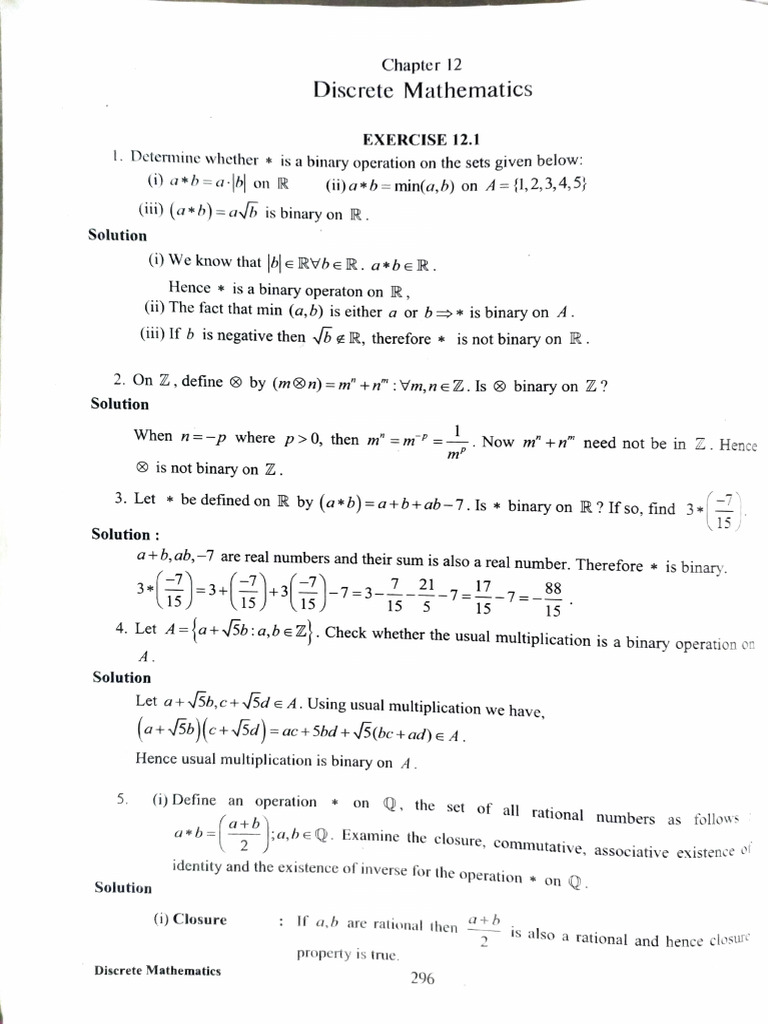 STD 12 Chapter 12 Solutions | PDF | Triangle | Numbers