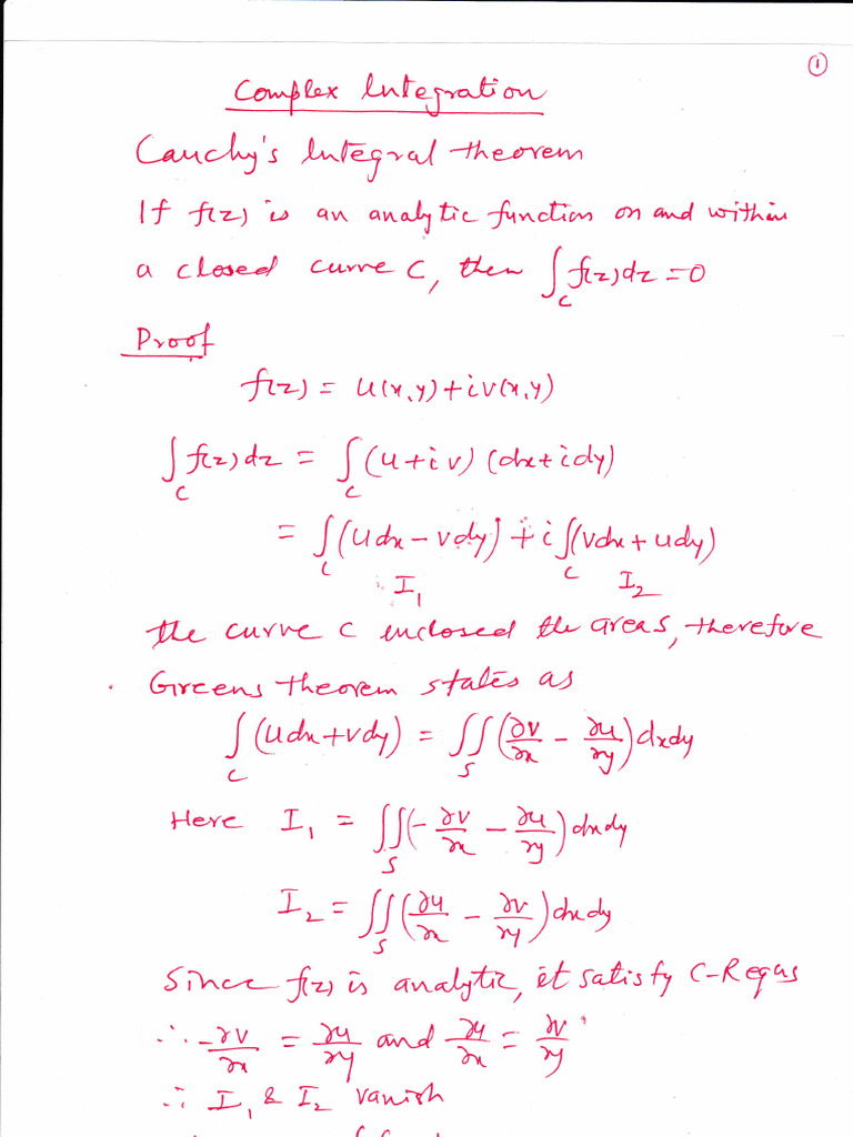 Complex Integration | PDF