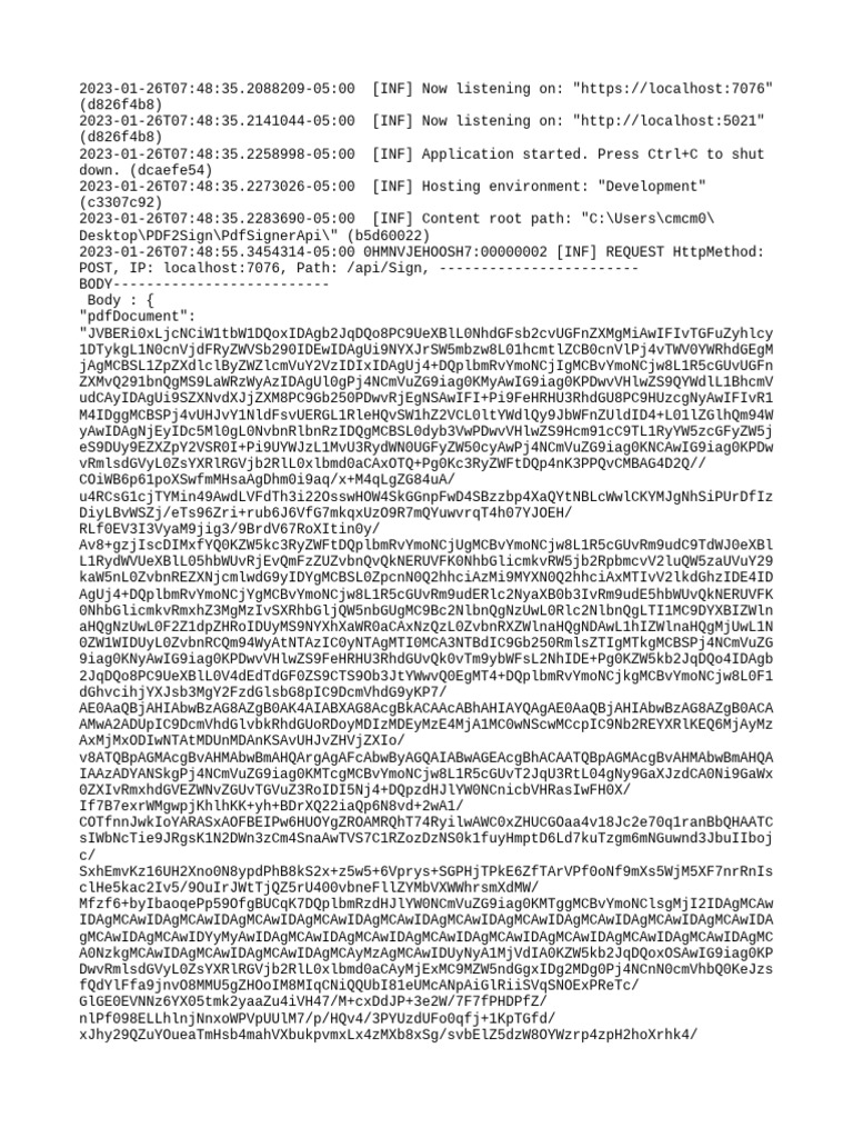 API Sign Request Log | PDF | Computing | System Software