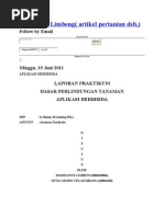 laporan praktikum pendinginan dan pembekuan Laporan Tanaman Pangan dan Hortikultura Terong 