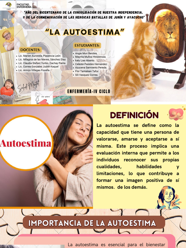 Importancia y Fomento de la Autoestima | PDF | Autoestima | Autoeficacia