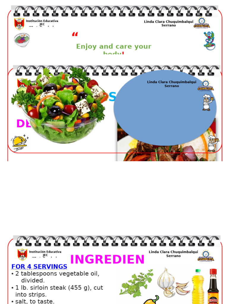 Album - My Healthy Recipes | PDF