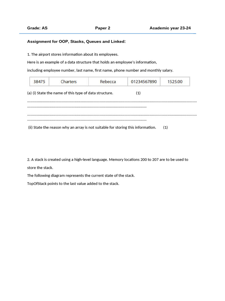 Assignents On Datastructures | PDF | Queue (Abstract Data Type ...