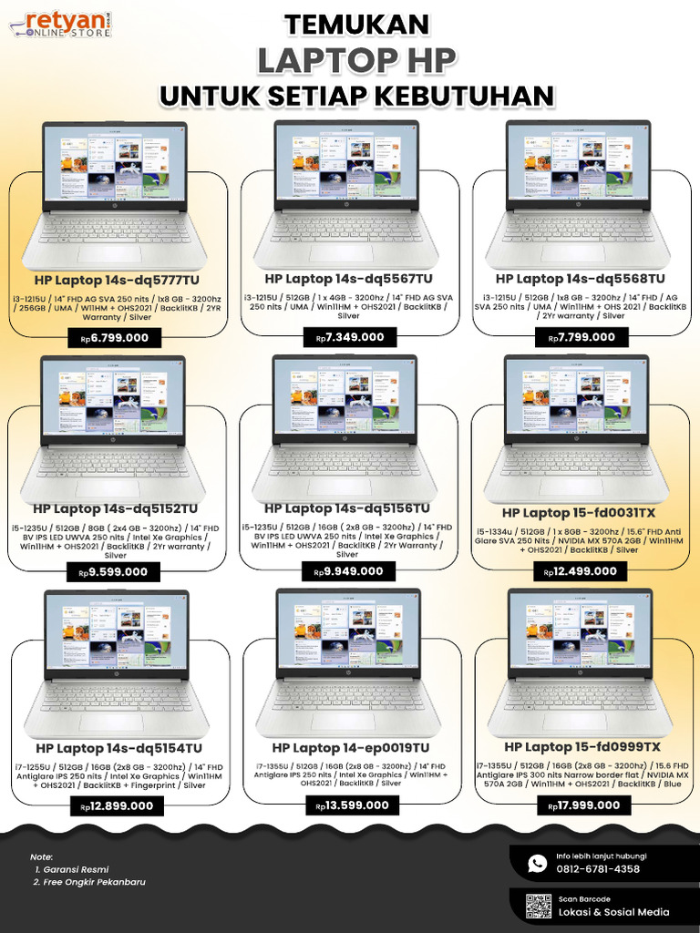 Brosur Pricelist Retyan Computer | PDF | Printer (Computing) | Solid ...