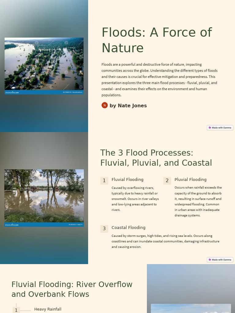 Understanding Flood Types and Impacts | PDF | Flood | Levee