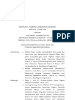 PP No. 08 Tahun 2009 - Perubahan Ke 11 Peraturan Gaji PNS
