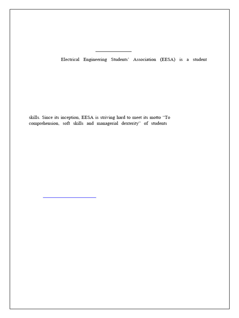 EESA_Activity Report | PDF | Cognition