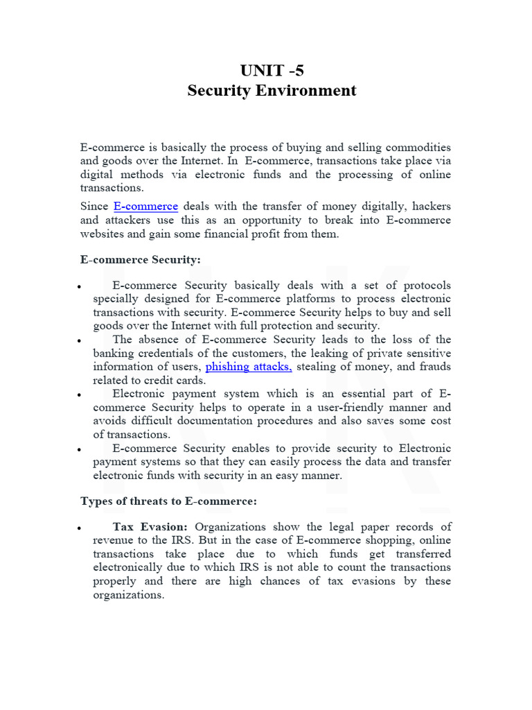 UNIT -5 IT | PDF | Security | Computer Security