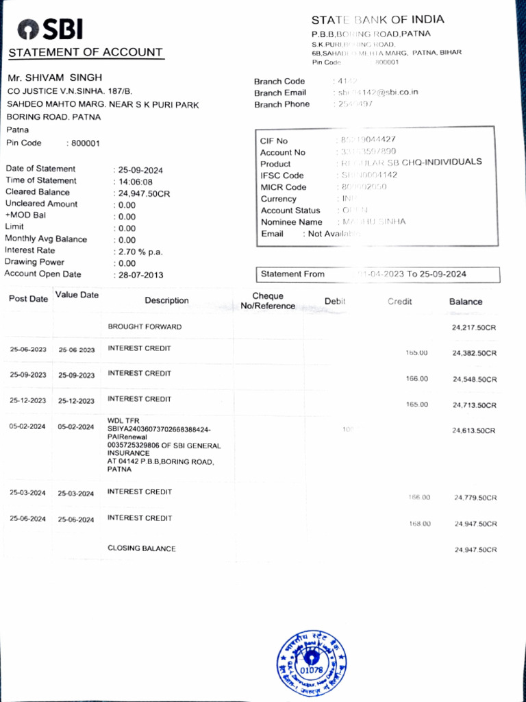 Adobe Scan 25 Sept 2024 | PDF | Banking | Financial Services