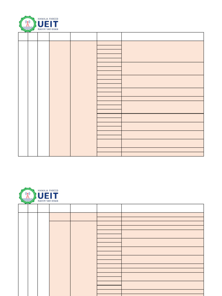 Fall 2024 Exam Schedule KFUEIT | PDF | Applied Mathematics | Mathematics