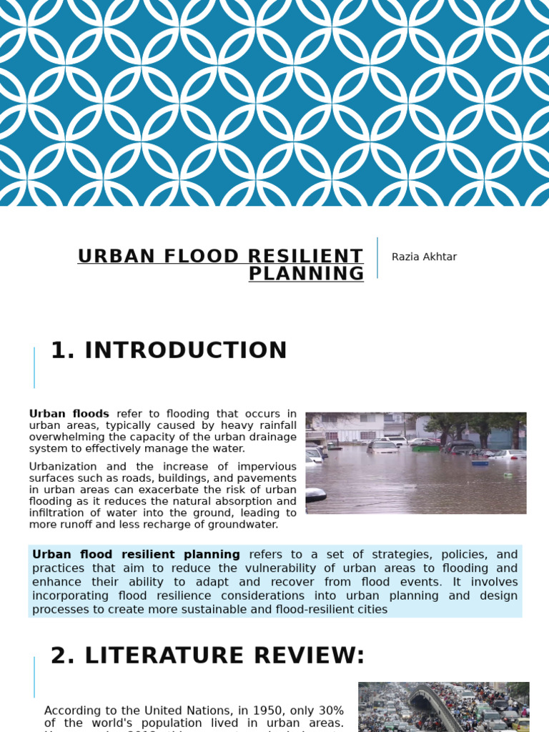 Urban Flood Resilient Planning | PDF | Flood | Climate Change