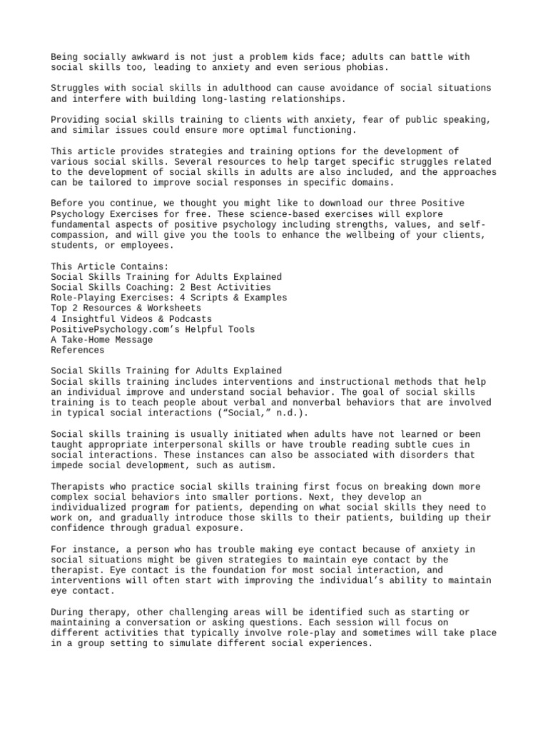 asd cumunication tips | PDF | Social Skills | Psychotherapy