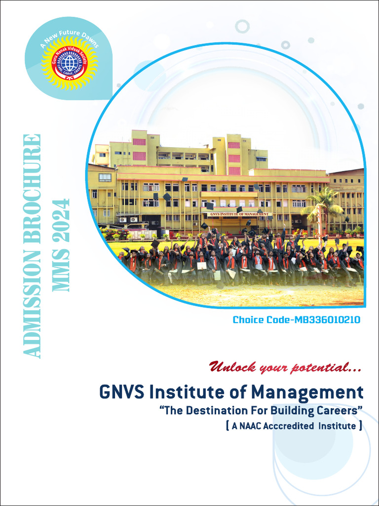 GNVS Institute MMS Admission 2024 | PDF | Qualifications | Academic Degree