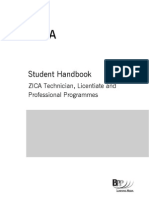 ZICA Student Handbook (New 2012 Syllabus)