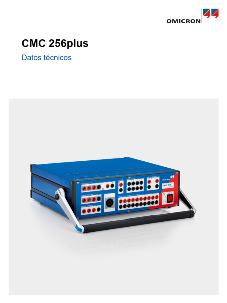 CMC 256plus Technical Data ESP | PDF | Frecuencia | Calibración
