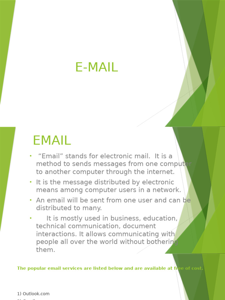 Understanding Email: Structure & Etiquette | PDF | Cyberspace | Internet