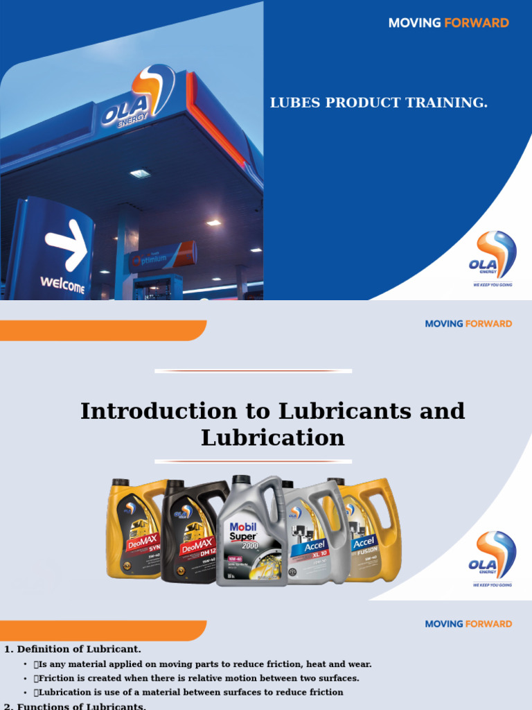 Lubes Product Retail Training | PDF | Motor Oil | Lubricant