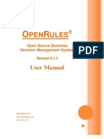 Open Rules User Manual