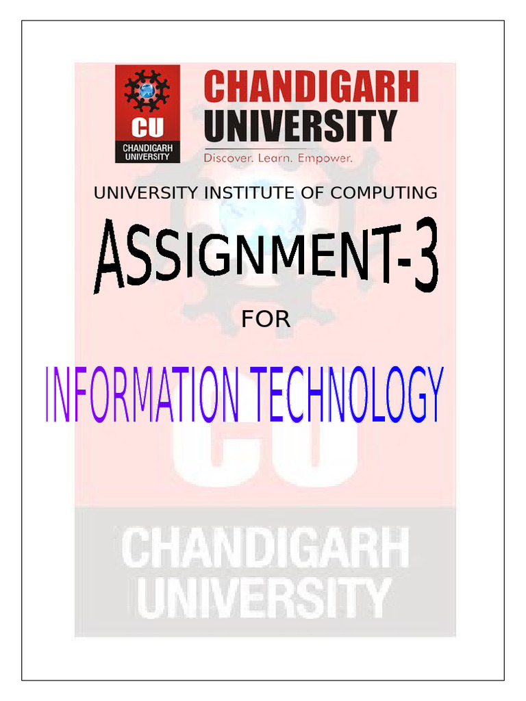 IT Assignment | PDF | Arithmetic | Computer Data Storage