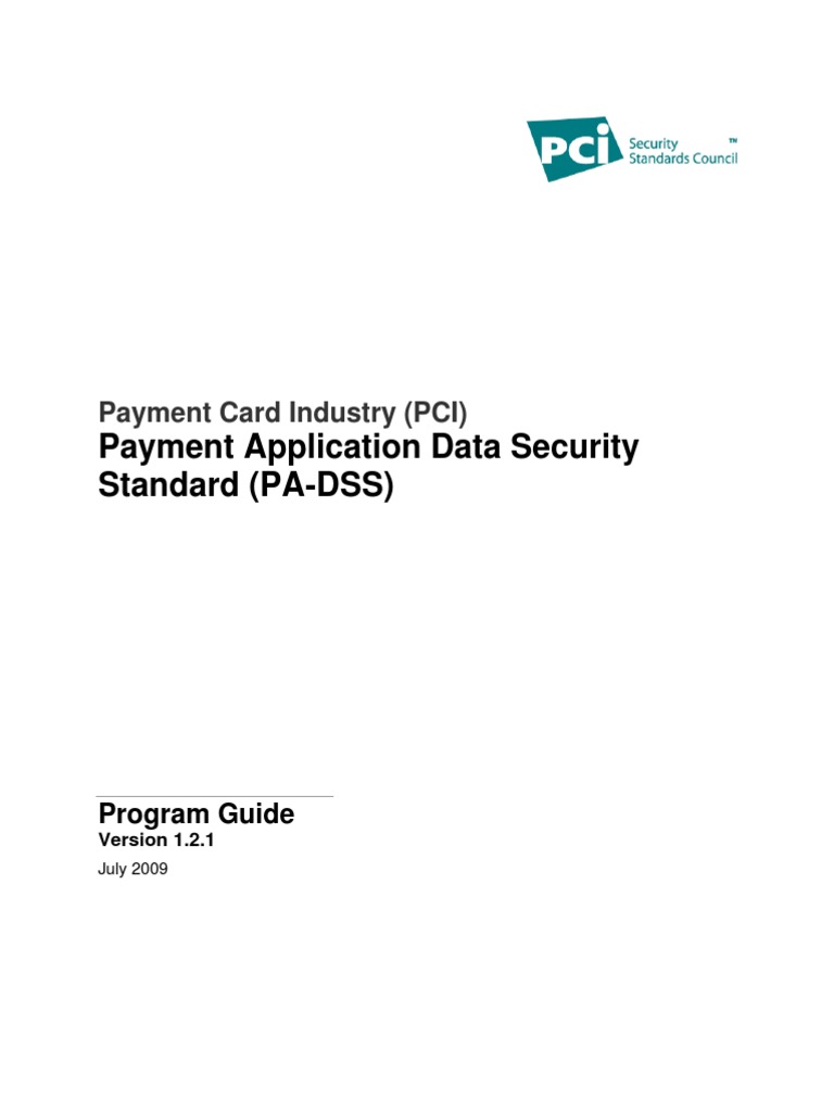 Pci Pa Dss Program Guide | PDF | Payment Card Industry Data Security ...