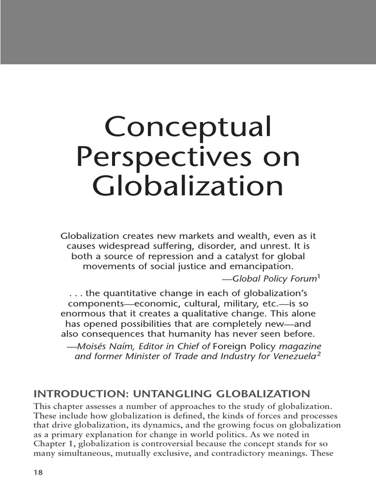 Understanding Globalization Dynamics | PDF | Globalization | Trade