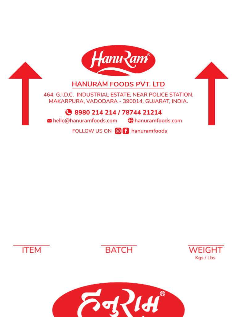 Hanuram Foods: Chakli Circle Overview | PDF