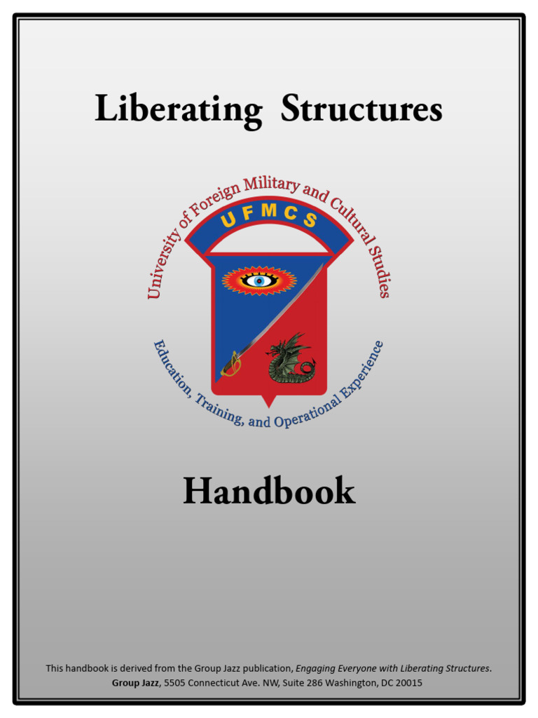Liberating Structures Handbook Guide | PDF
