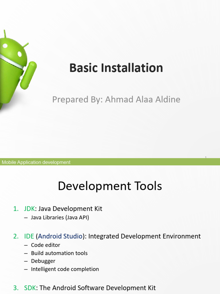 Java API Setup for Mobile Development | PDF | Computers